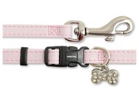 Ancol Small Bite Deluxe Collar & Lead Set - Pink x 1