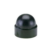 M12 Metric Nut Cap Black