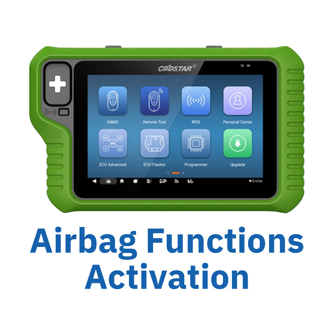 OBDSTAR G3 Airbag Functions Activation
