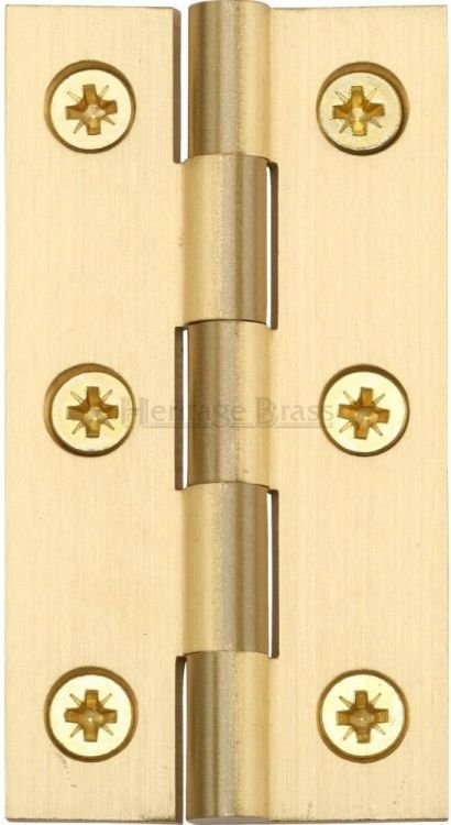 HG99-125-SB - Heritage Brass Hinge Brass 3 x 1 5/8 Satin Brass Finish