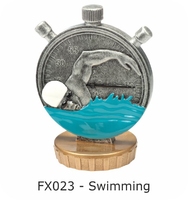 Swimming Flex Figure 75mm (Silver & Gold)