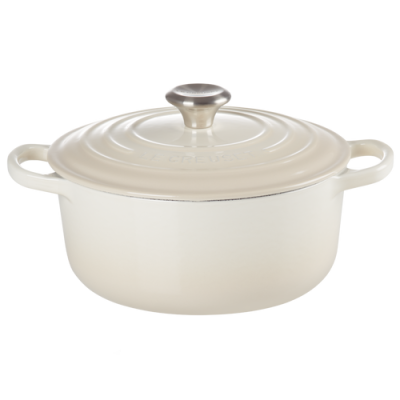 Le Creuset Round Casserole Dish - Meringue