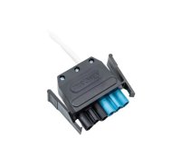 Metway 2m 5c 6 Pole White Lead for MCC w/side Latching Blue Plug