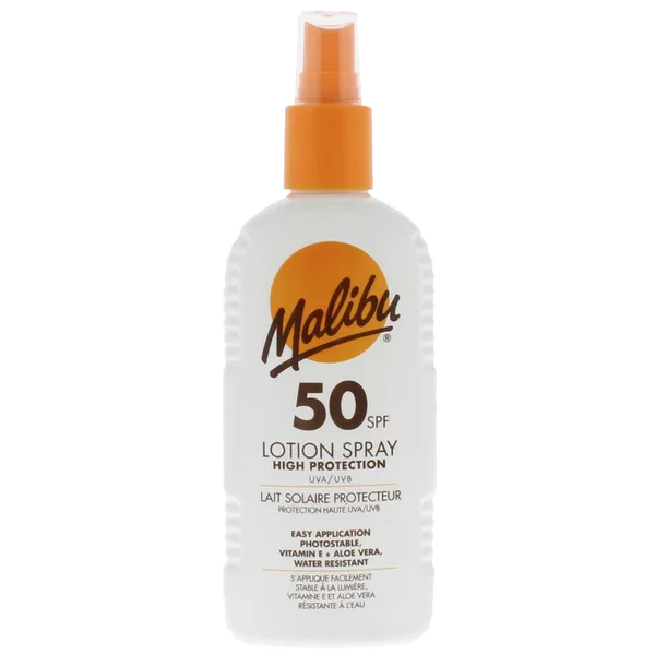 MALIBU SPF50 LOTION SPRAY HIGH PROTECTION