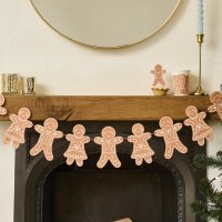 Gingerbread Friends Card Garland 2m
