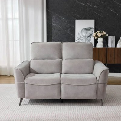 Kingston 2 Seater Loveseat w/ Power Headrest - Oyster