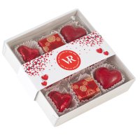 Hearts and Roses chocolate selection in 9 pc gift box - 12x110g