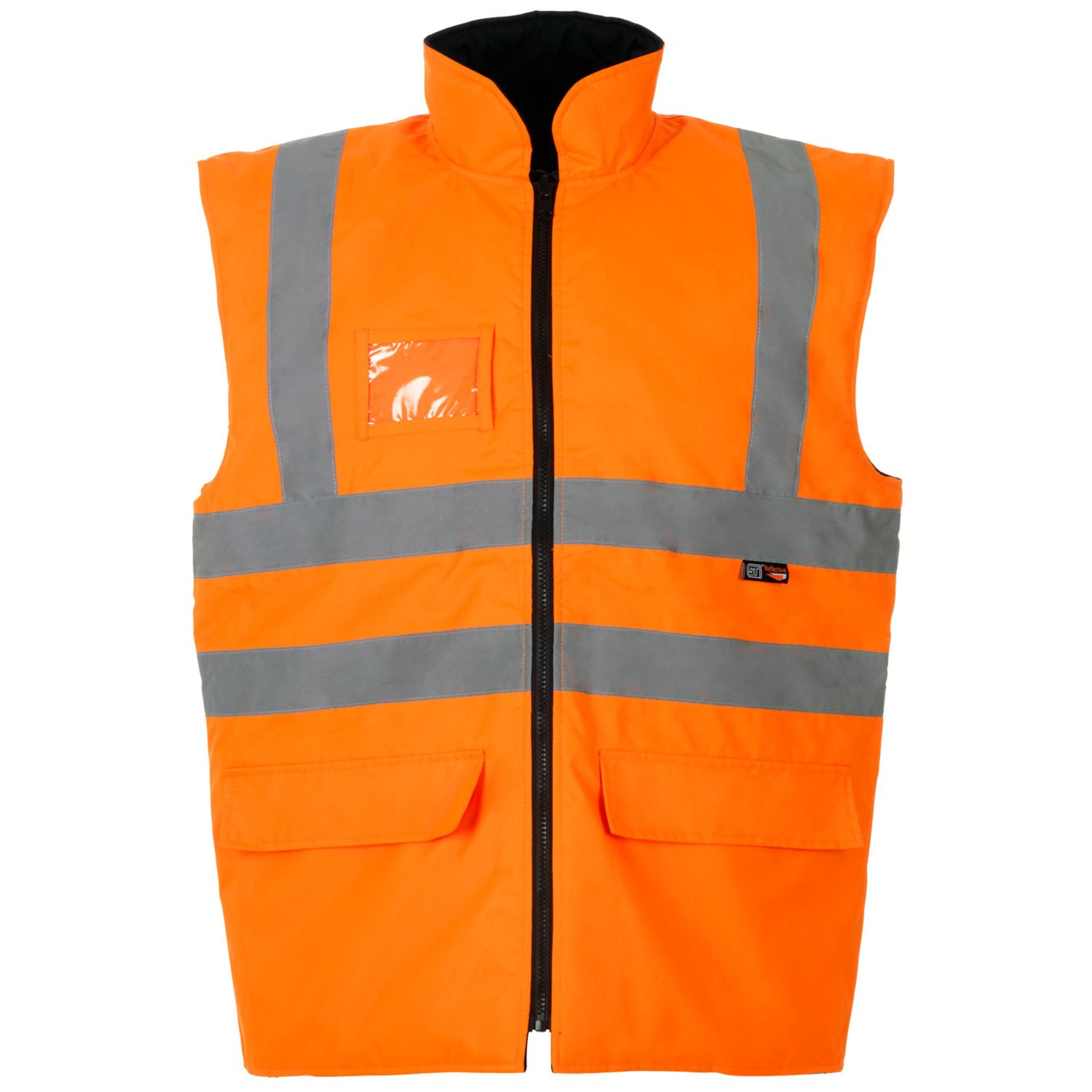 Supertouch Hivis Orange Bodywarmer, Quilted