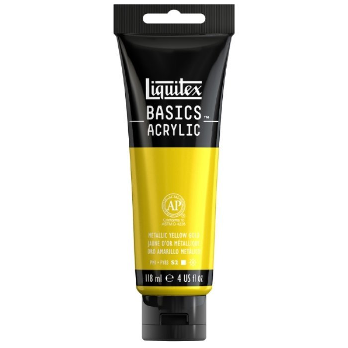 Liquitex Basics 118ml Metallic Yellow Gold