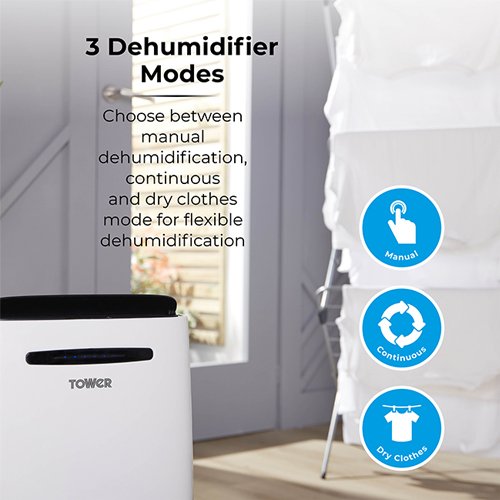 Tower 20L Dehumidifier | T674004