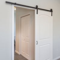 KN-2 Rustic Barn Door System 2m 80kg Soft Close & Flush Handles (Door not Included)