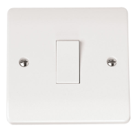 Click Mode 1G 2W Switch White CMA011