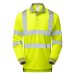 PULSAR&reg; Protect Long Sleeve Polo Shirt Yellow - Recycled Content