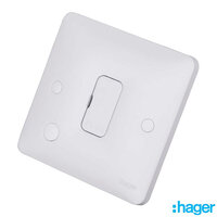 Hager Sollysta 13A FCU Flex Outlet UnSwitched WMSU83FO