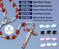 LOOSE ROSARY - BLACK   (6027/BK/L)