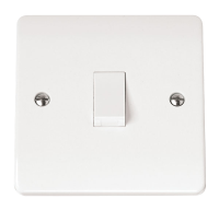 Click Mode 20A DP Switch White CMA622