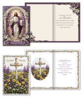 Easter Card/Gold Foil/Embossed/2 Designs   (85625)