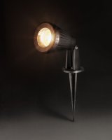 LANCEFINCH GU10 Spike Light, IP65, Black