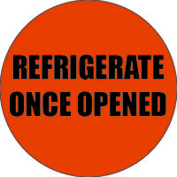 REFRIDGERATE ONCE OPENED LABEL (ROLL 1000)