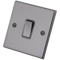 Gunmetal Grey 1 Gang 2 Way Switch 6011-002