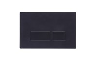 SQUARE FLUSH PLATE BLACK