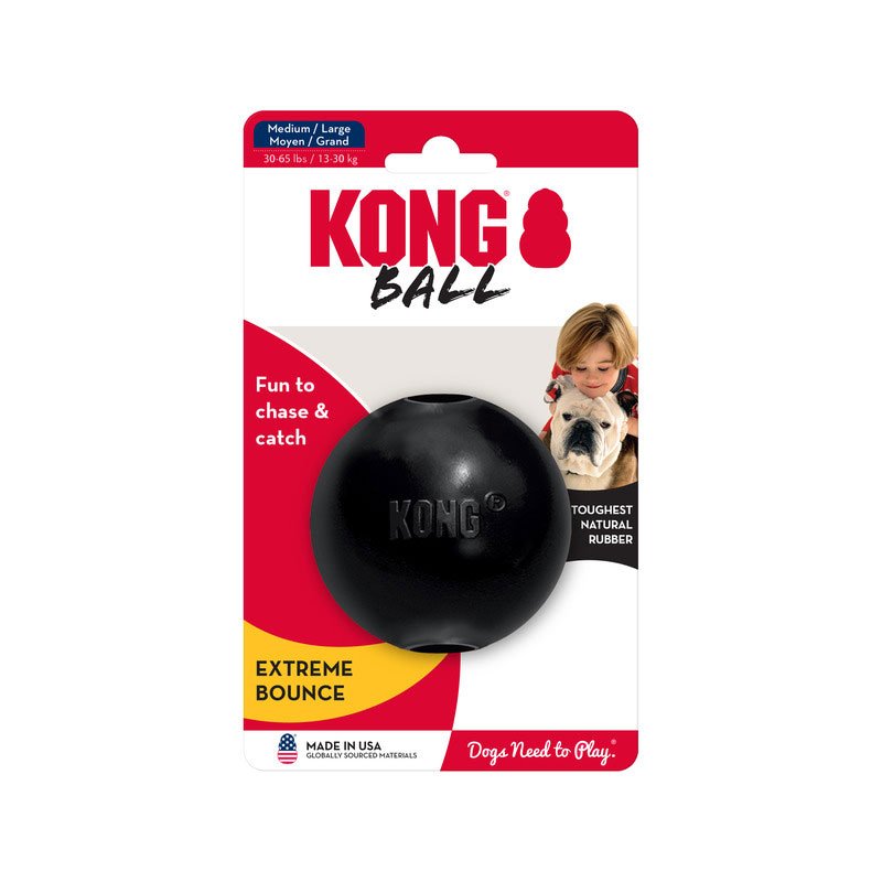 KONG Ball Extreme Medium/Large (7.6cm) Black  
