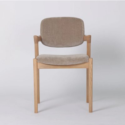 Milly Mink Fabric Chair 1