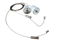 TRACK Suspension Kit 1.5m Cable Ceiling Cap and Locking Screws