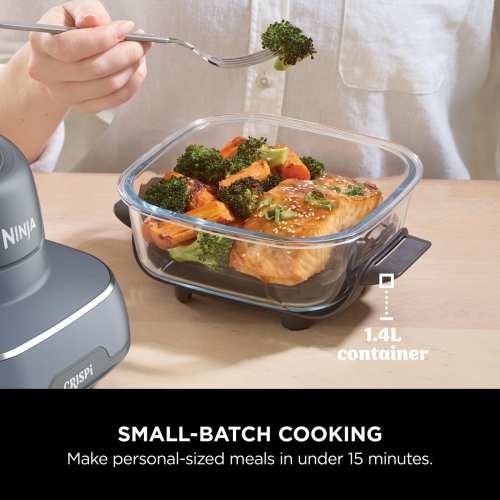 Ninja CRISPi 4in1 Portable Glass Air Fryer - Cyber Space | FN101UKGY 4
