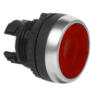 Illuminated Push Button Head, Red