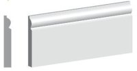 4.4M LENGTH 18mm x 144mm MDF TORUS SKIRTING
