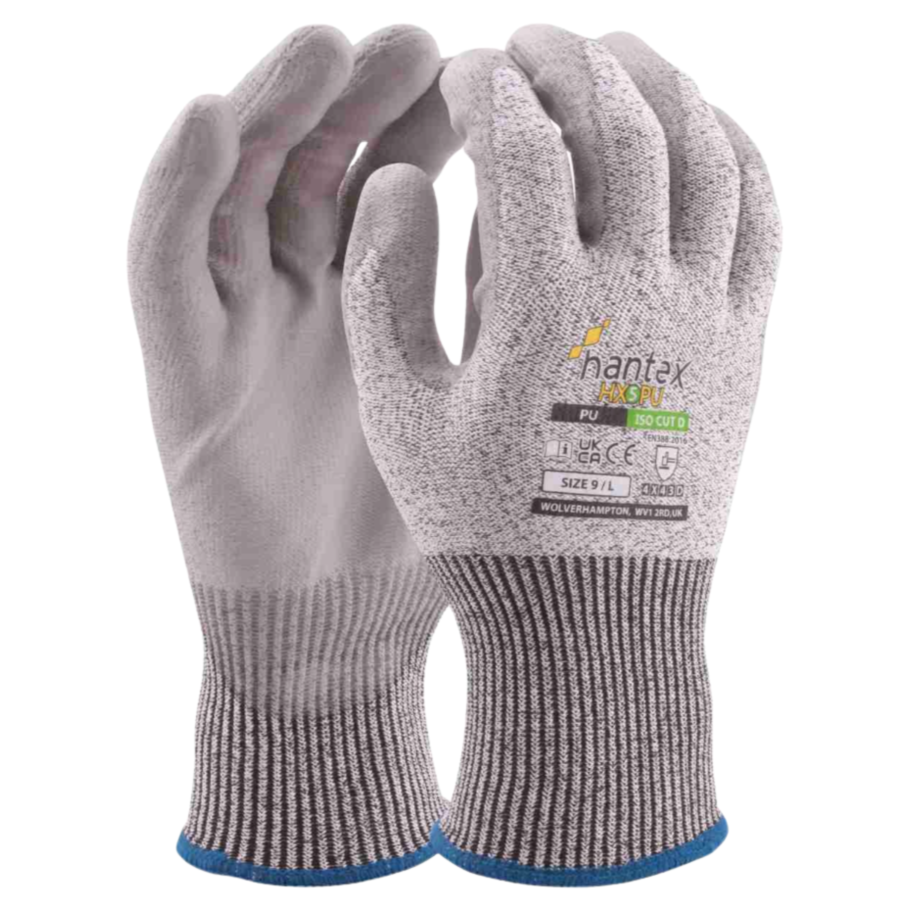 UCI Hantex HX5-PU Cut 5 Glove, Grey