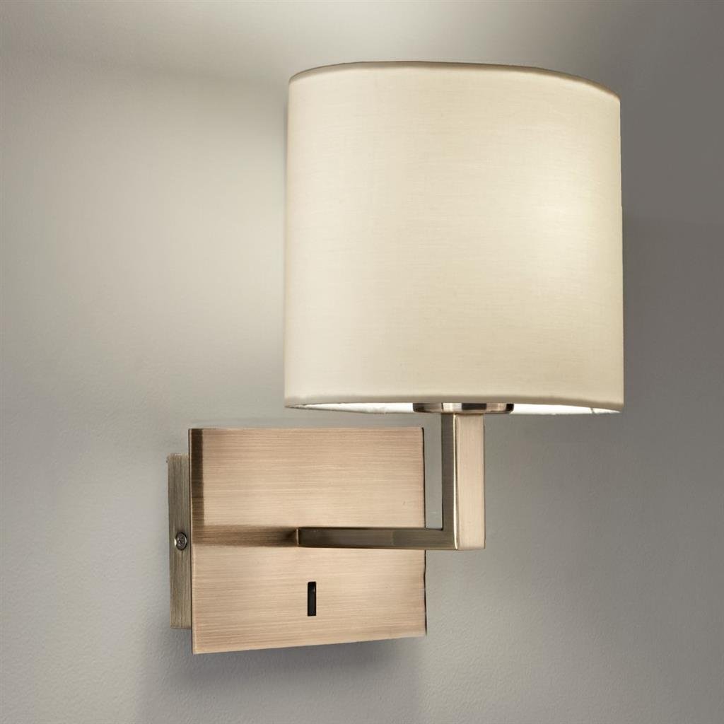 Searchlight Pimlico Antique Brass Wall Light SH-WBPIM2-AB