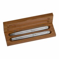 Wooden Box with Roller & Ball Point Pen
