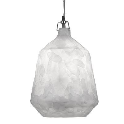 Searchlight Clouds Chrome/ Acrylic Pendant Light