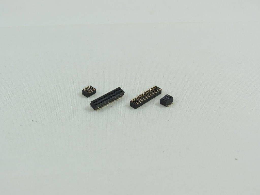 40 position PCB socket 1.27mm Pitch Surface Mount 2.3mm high Rear Entry Socket