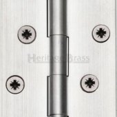 HG99-130-SC - Heritage Brass Hinge Brass 4 x 2 3/8 Satin Chrome Finish