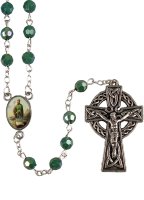 Loose Acrylic Rosary - Green/Saint Patrick   (L/6070/GREEN)