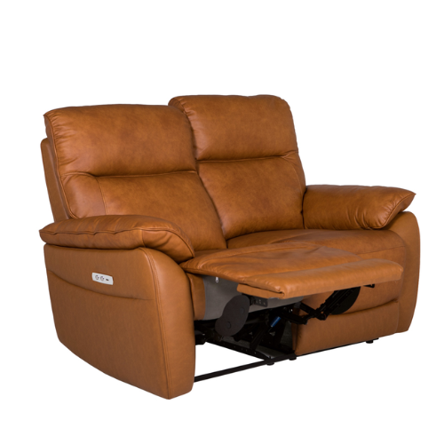 Nova 2 Seater Manual Recliner &ndash; Tan 2