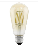 Eglo 4W ST64 Non-Dim Amber LED Lamp E27