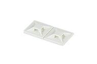 Panduit 4 way Adhesive Backed Cable Tie Mounts, 19.1mm x 19.1mm