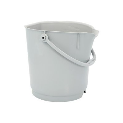 Foodgrade production bucket - 9 ltr, grey