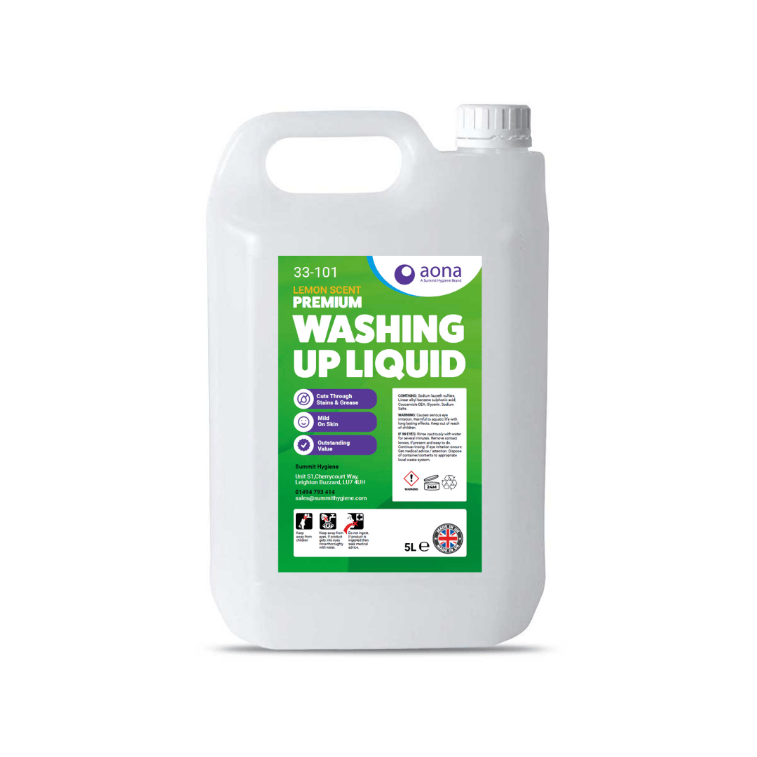 5L AONA PREMIUM WASHING UP LIQUID / GREEN DETERGENT