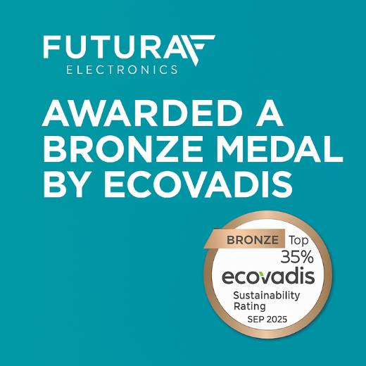 Futura Electronics Awarded a Bronze Medal by Ecovadis