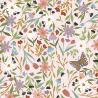 PAPER PINK FLORAL BUTTERFLY