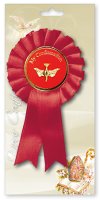 Confirmation Rosette/Dove Motif   (F1906)