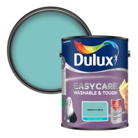 Dulux Easycare Hepburn Blue Colour Swatch & 5L Paint Tin