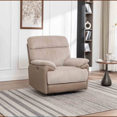 Arlie Leather Electric Recliner Armchair 