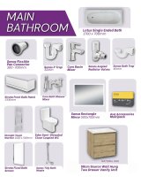 Sonas Main Bathroom Wall Hung Bundle Natural Oak