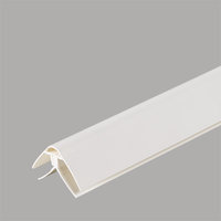 Duma White 2-Part Clipon Universal Corner Trim 2.6mtr T72